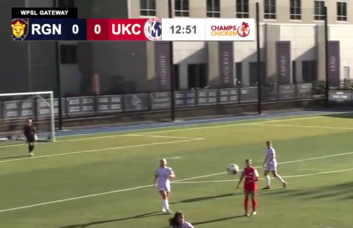 PrimeBug brand partnership insert during a live soccer stream.